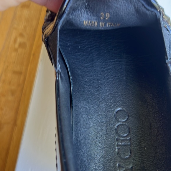 Jimmy Choo | Star Suede Studded Leather Logo Loafers & Slip-ons - Picture 6 of 7